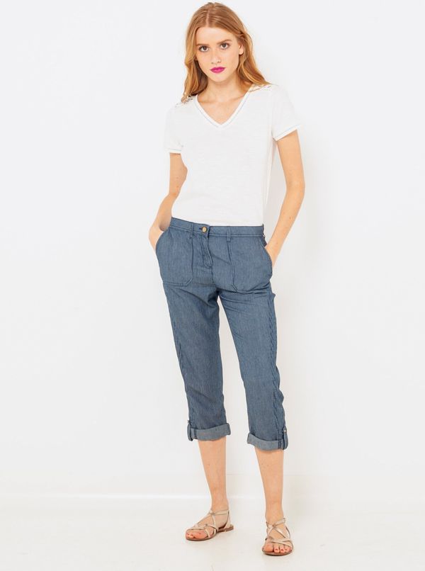 CAMAIEU Blue 3/4 slim fit jeans CAMAIEU - Women
