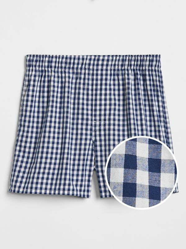 GAP Blue and white men's plaid shorts GAP