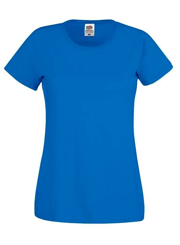 Fruit of the Loom Blue Lady fit T-shirt Original Fruit of the Loom