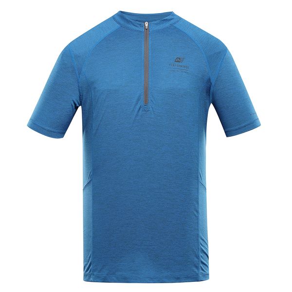 ALPINE PRO Blue men's cycling T-shirt ALPINE PRO Geret