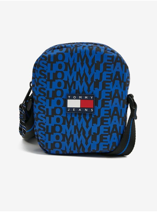 Tommy Hilfiger Blue Men's Patterned Shoulder Bag Tommy Jeans Logoman - Mens