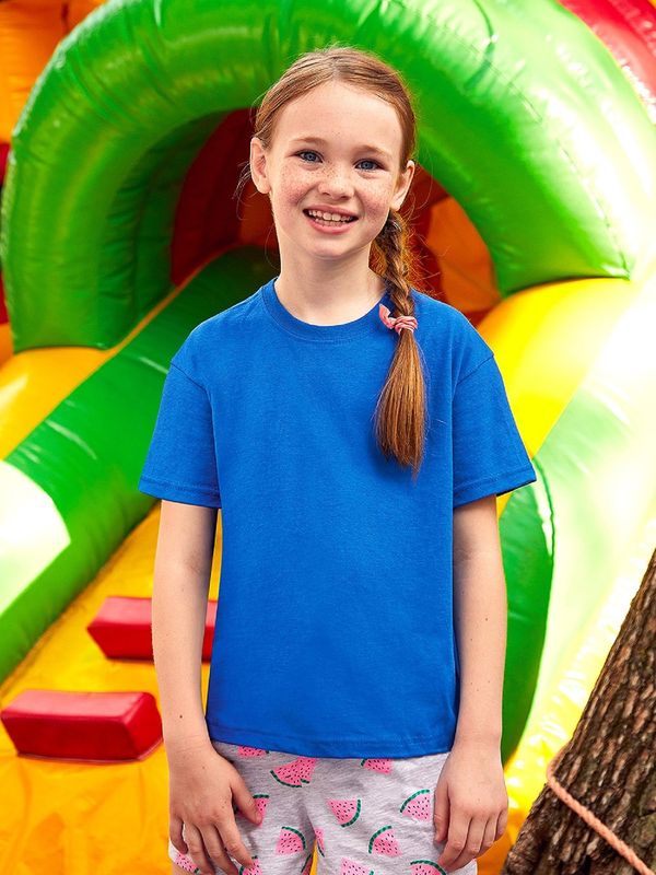 Fruit of the Loom Blue T-shirt Kids Original Fruit of the Loom