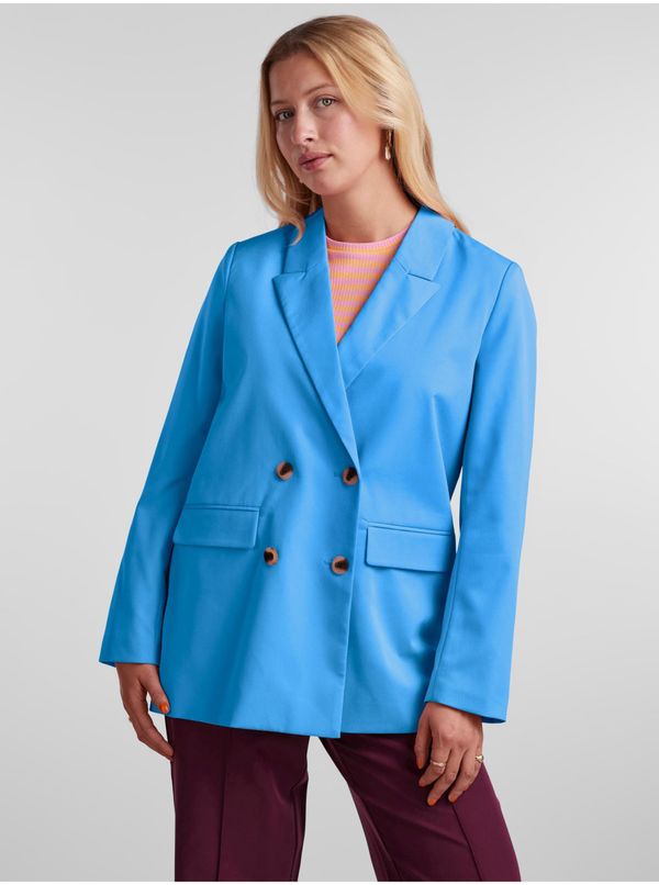 Pieces Blue Women's Oversize Jacket Pieces Thelma - Women's