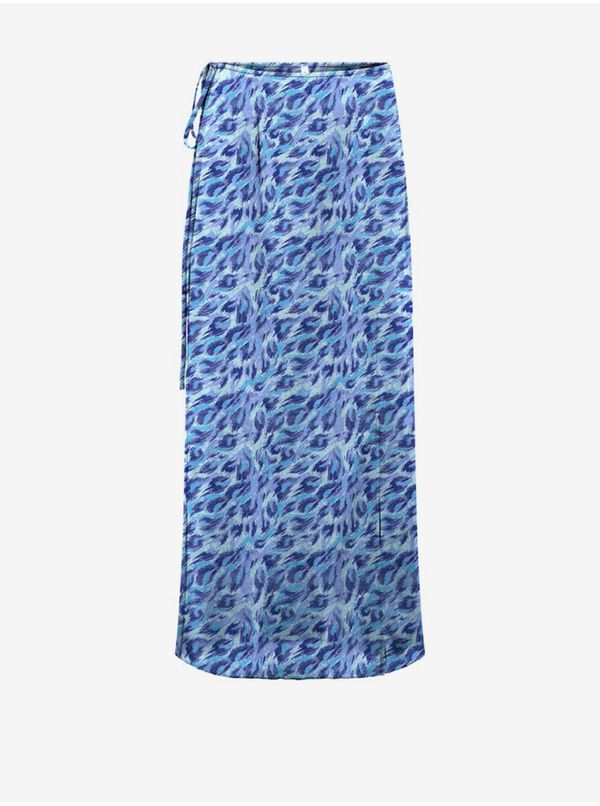 Only Blue women's patterned maxi skirt ONLY Nova - Women