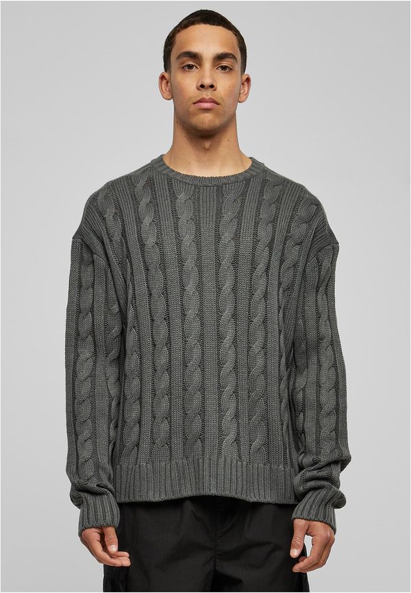 UC Men Boxy sweater darkshadow
