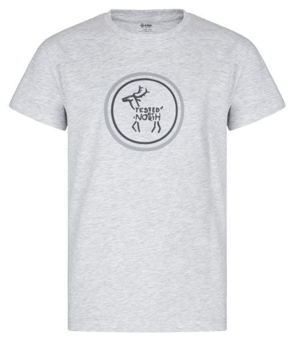 Kilpi Boys' cotton T-shirt ALBION-JB WHITE