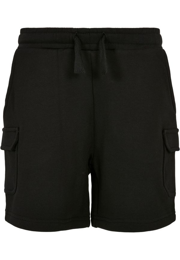 Urban Classics Kids Boys' Organic Cargo Sweat Shorts - Black