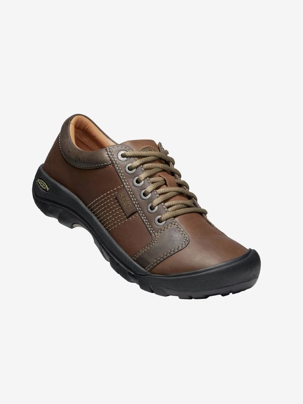 Keen Brown Men's Leather Low Shoes Keen Austin