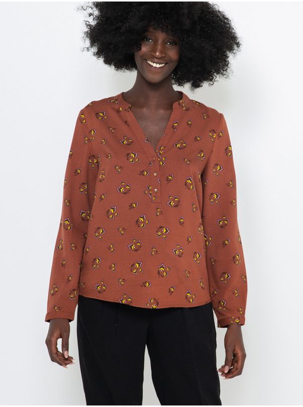 CAMAIEU Brown patterned blouse CAMAIEU - Ladies