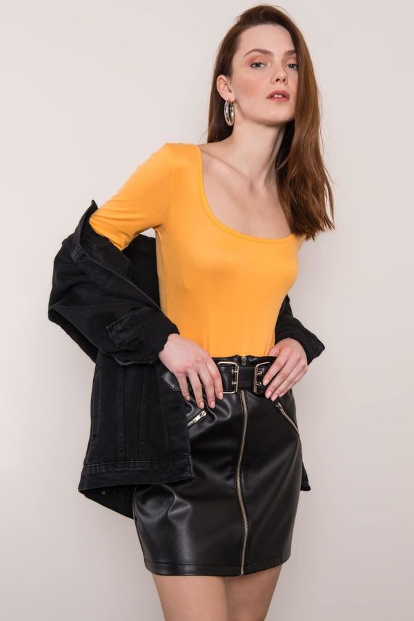 Fashionhunters BSL Yellow body with long sleeves
