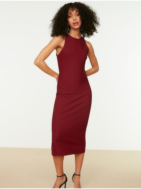 Trendyol Burgundy Dress Trendyol - Women