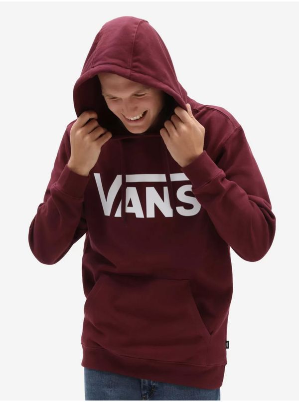 Vans Burgundy men's hooded sweatshirt VANS - Men
