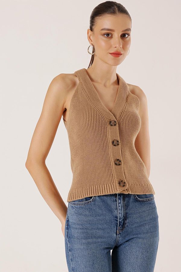 By Saygı By Saygı Button-Front Sweater Vest