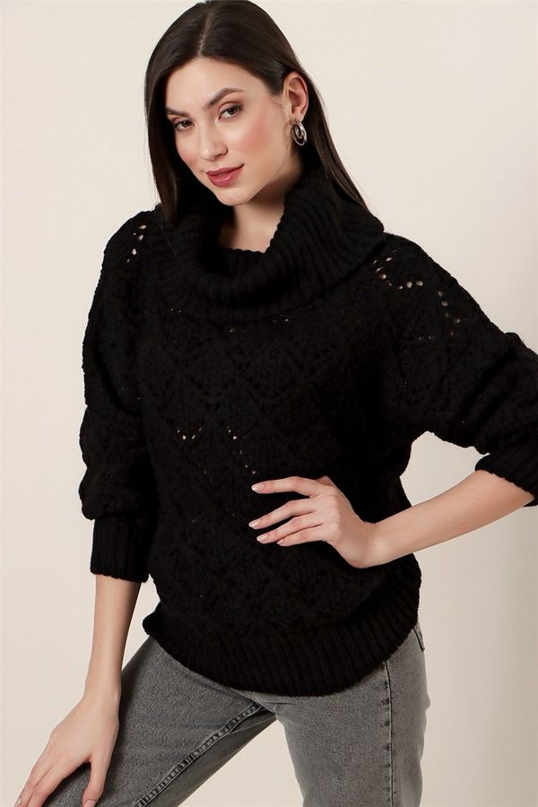 By Saygı By Saygı Turtleneck Model Acrylic Sweater Black