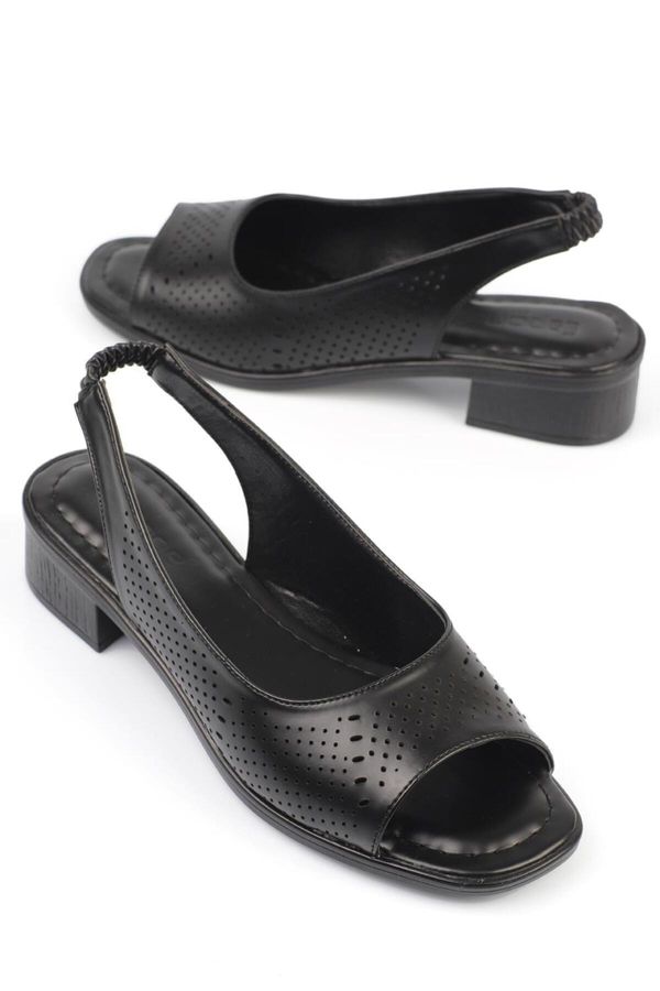 Capone Outfitters Capone Outfitters Capone Black Women's Open Toe Heels Shoes