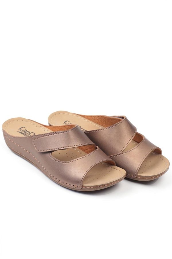 Capone Outfitters Capone Outfitters Capone Z0381 Copper Women's Comfort Anatomic Slippers.