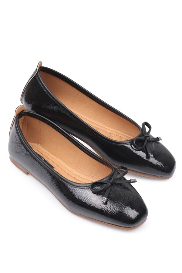 Capone Outfitters Capone Outfitters Hana Trend Wrinkled Pattern Women Flats