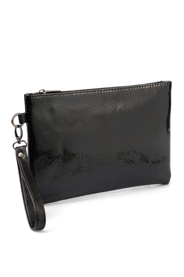 Capone Outfitters Capone Outfitters Paris Women's Clutch Portfolio Black Bag