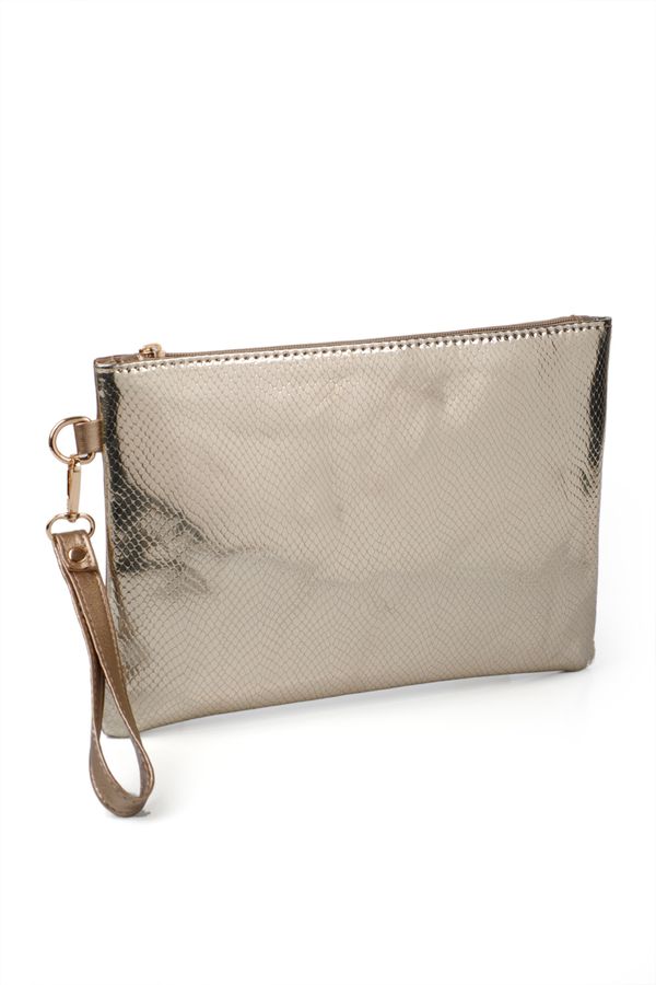 Capone Outfitters Capone Outfitters Paris Women's Clutch Portfolio Gold Bag