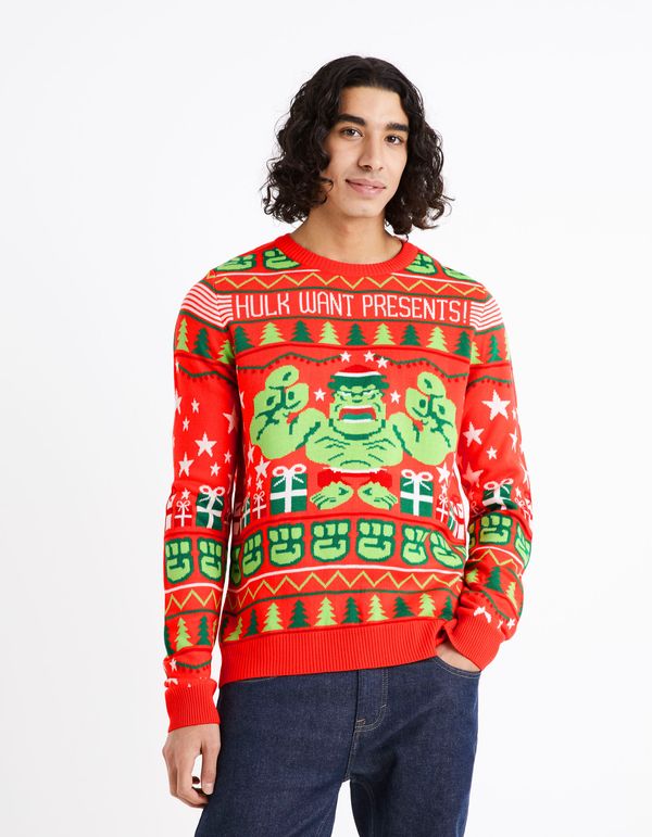 Celio Celio Christmas Sweater Hulk - Men