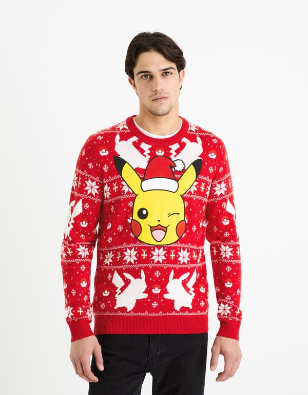 Celio Celio Christmas Sweater Pokémon - Men's