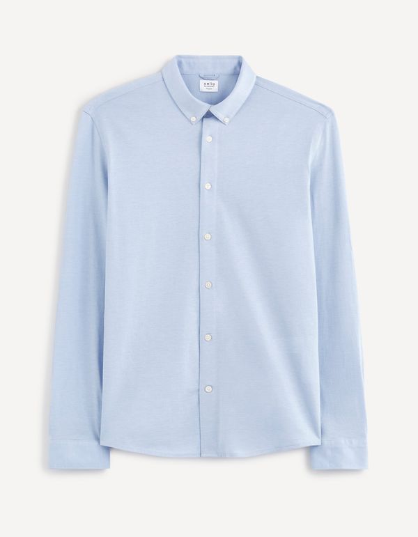 Celio Celio Cotton Spades Shirt Bapik - Men