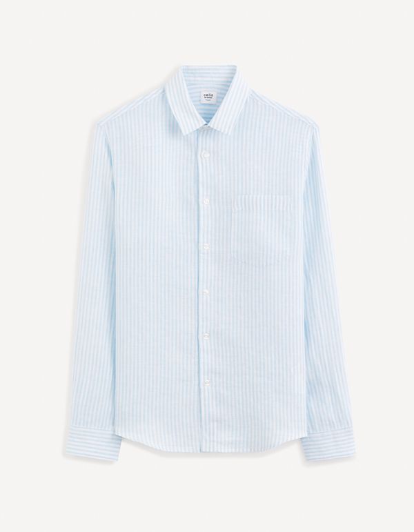 Celio Celio Linen Shirt Daflix - Men's