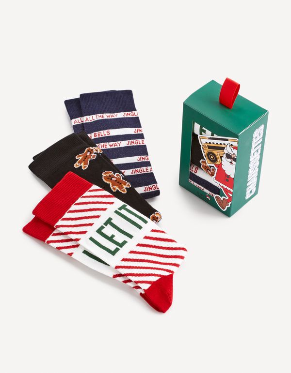 Celio Celio Socks in Gift Box, 3 Pairs - Men's