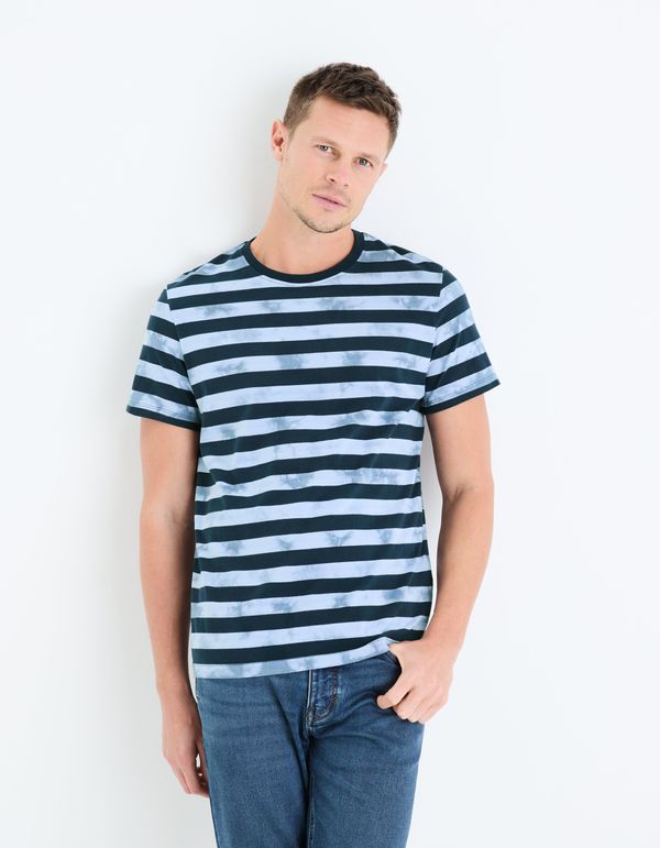 Celio Celio Striped T-shirt Geudi - Men's