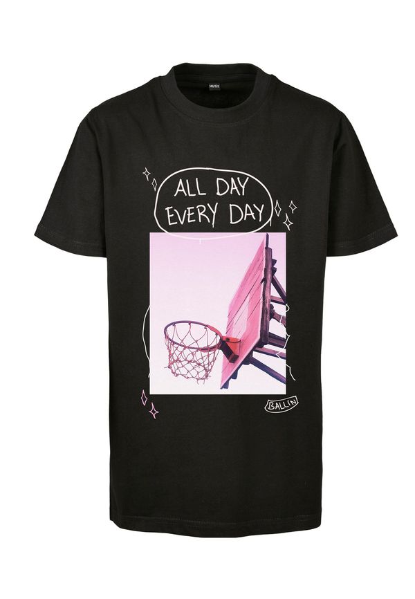 MT Kids Children's black t-shirt for the whole day every day