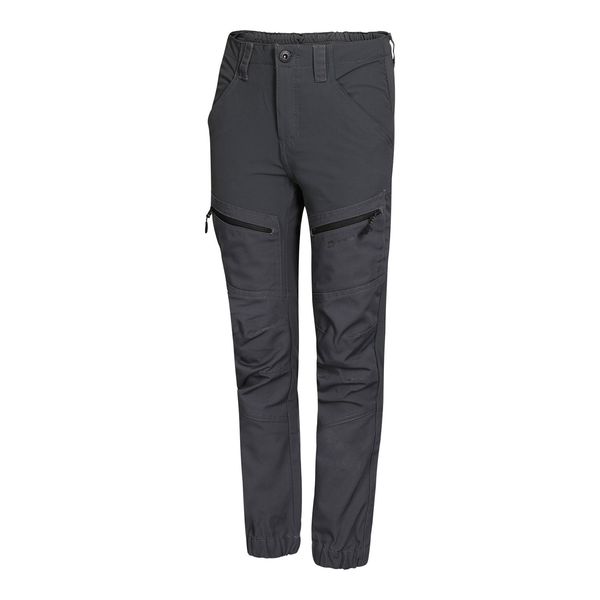 ALPINE PRO Children's functional trousers with cool-dry ALPINE PRO ZARMO dk.true gray