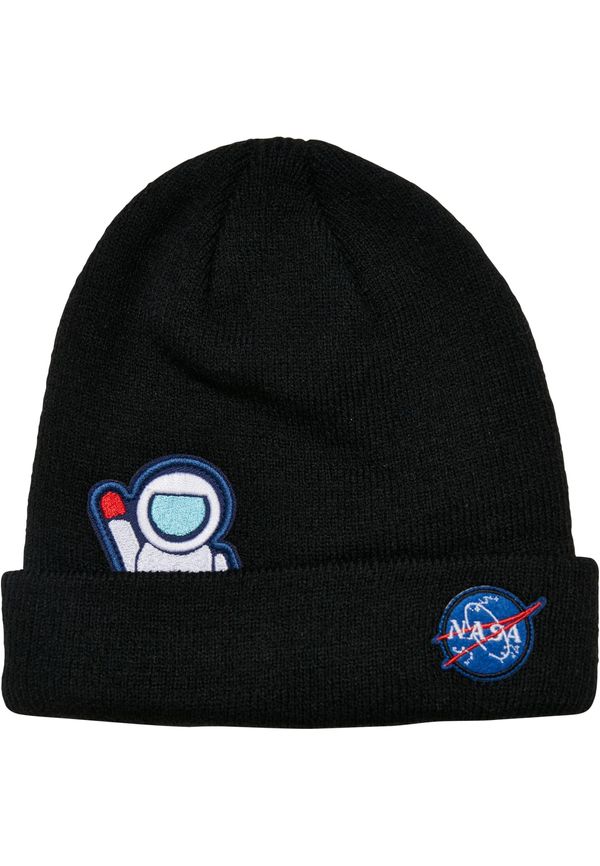 MT Accessoires Children's Hat NASA Embroidery Beanie Black