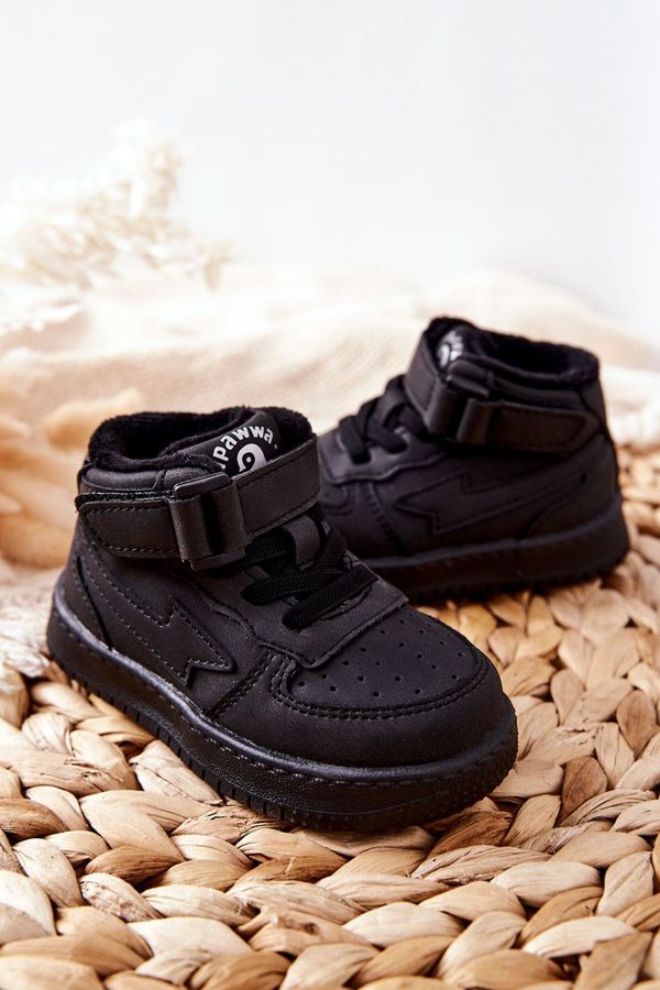 Kesi Children's high insulated shoes black clafi