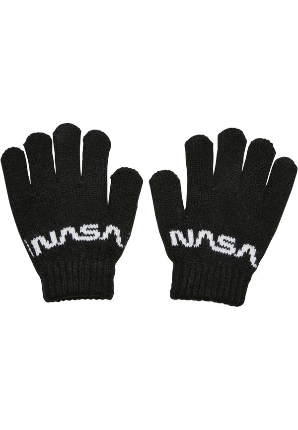 MT Accessoires Children's knitted glove NASA black
