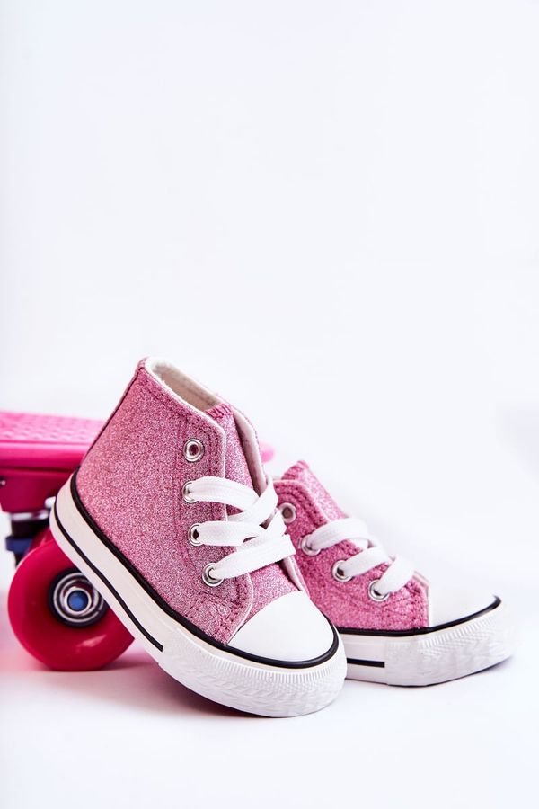 Kesi Children's pink high sneakers Catrina