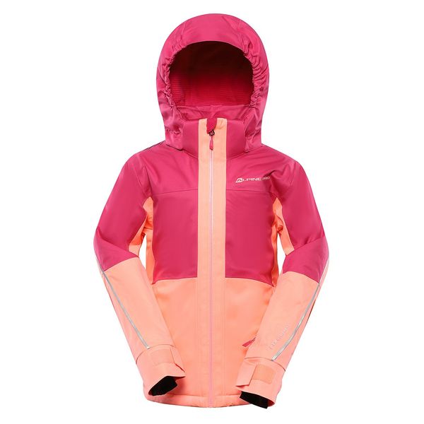 ALPINE PRO Children's ski jacket with ptx membrane ALPINE PRO REAMO cabaret