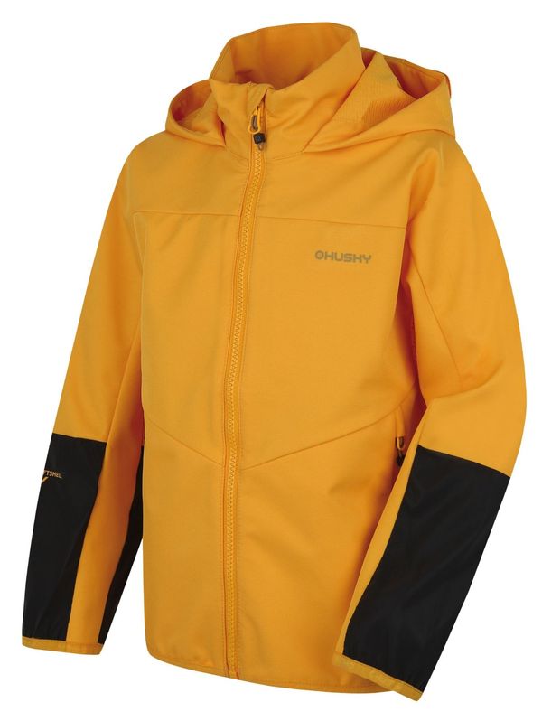 HUSKY Children's softshell jacket HUSKY Sonny K yellow