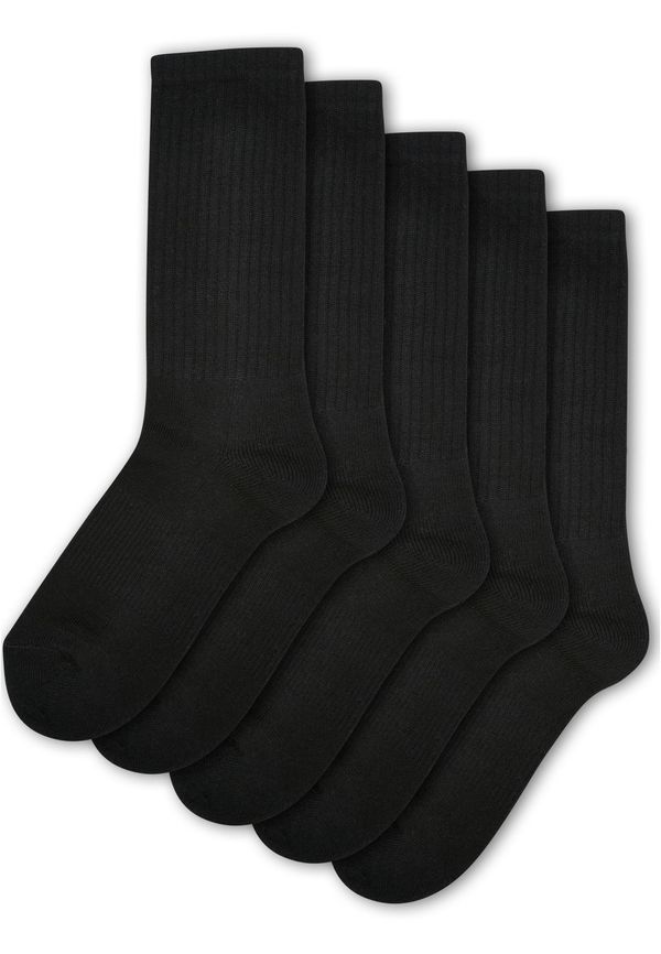 Urban Classics Accessoires Children's Sports Socks 5-Pack Black
