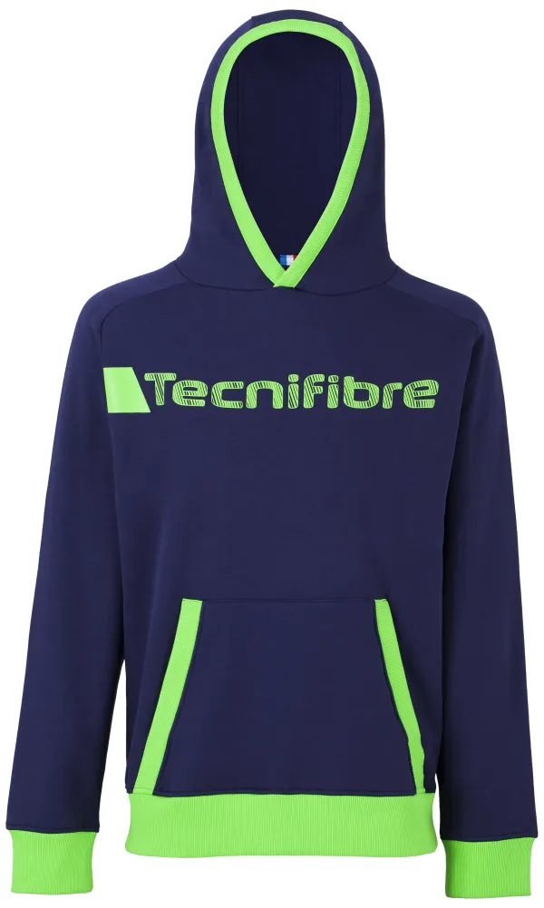 Tecnifibre Children's Sweatshirt Tecnifibre Fleece Hoodie Navy 6 - 8 years