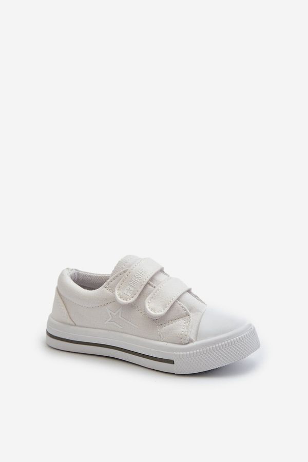 BIG STAR SHOES Children's Velcro Sneakers Big Star White