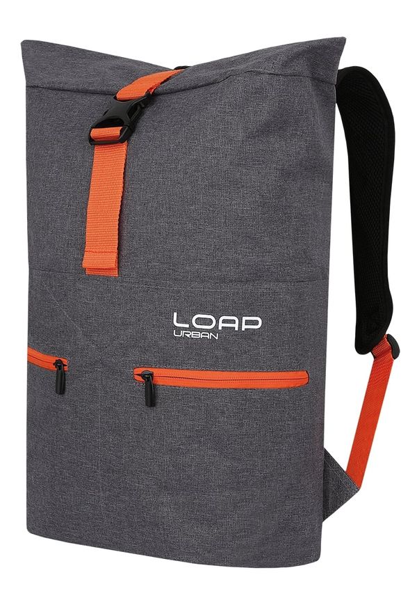 LOAP City backpack LOAP SPOTT Grey/Orange
