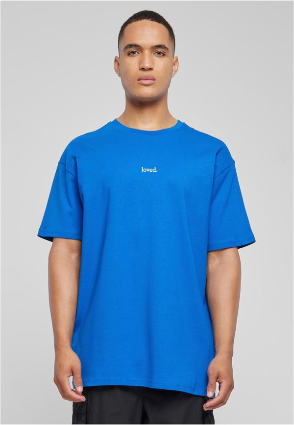 Merchcode Cobalt Blue Love Heavy Oversized T-Shirt