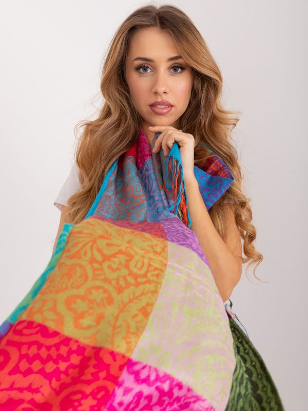Fashionhunters Colorful viscose women's scarf