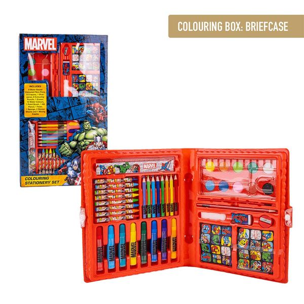 Marvel COLOURING STATIONERY SET BOX MARVEL