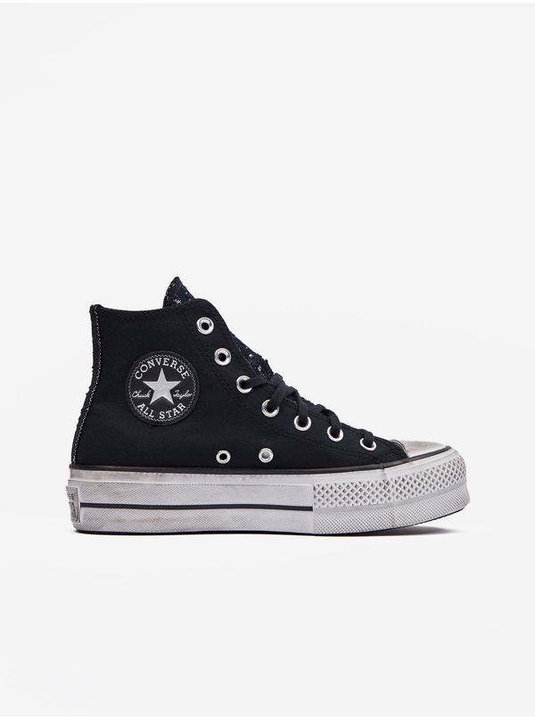Converse Converse Chuck Taylor All Star Lift Black Womens Ankle Sneakers - Womens