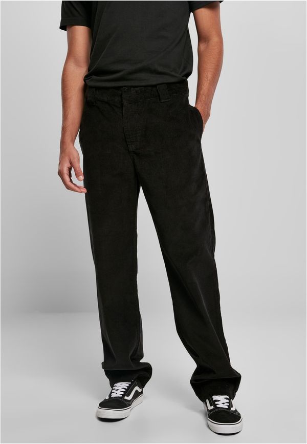 Urban Classics Corduroy work trousers black