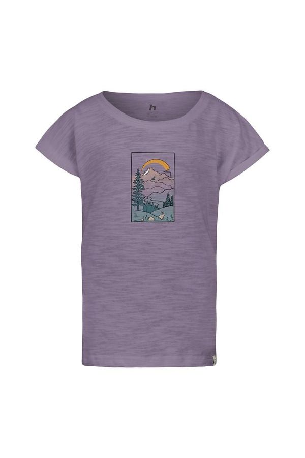 HANNAH Cotton T-shirt for girls Hannah KAIA JR grape jam