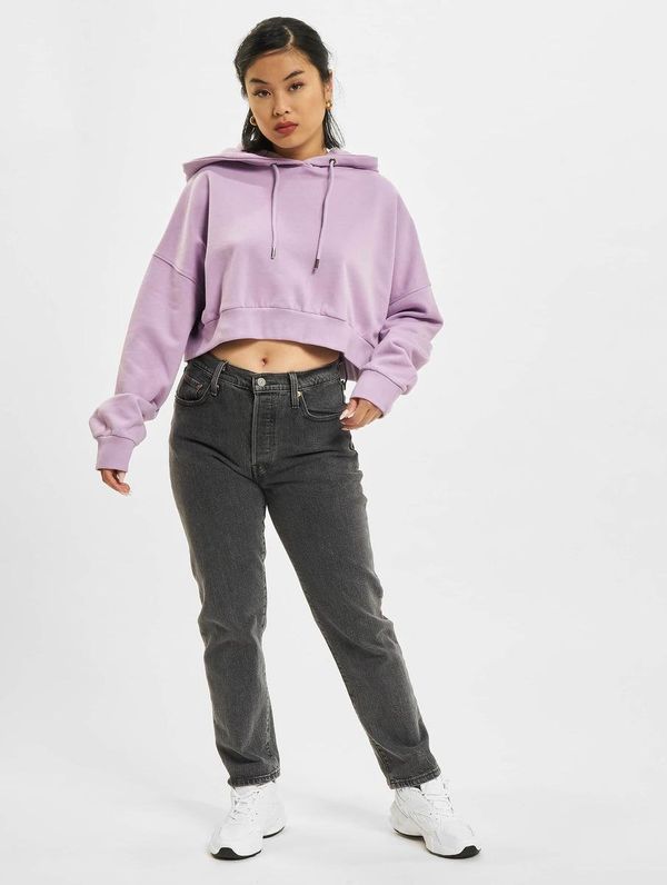 DEF Cropped Hoody Purple