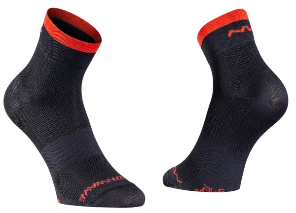 Northwave Cyklistické ponožky NorthWave  Origin Mid Black/Red