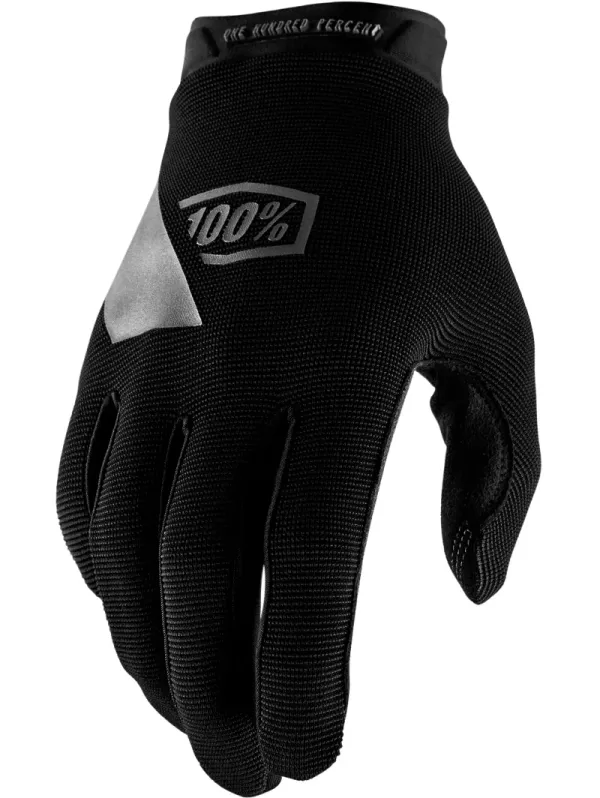 100% Cyklistické rukavice 100% Ridecamp černé, XL